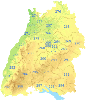 Bundestagswahlkreise in Baden-Württemberg